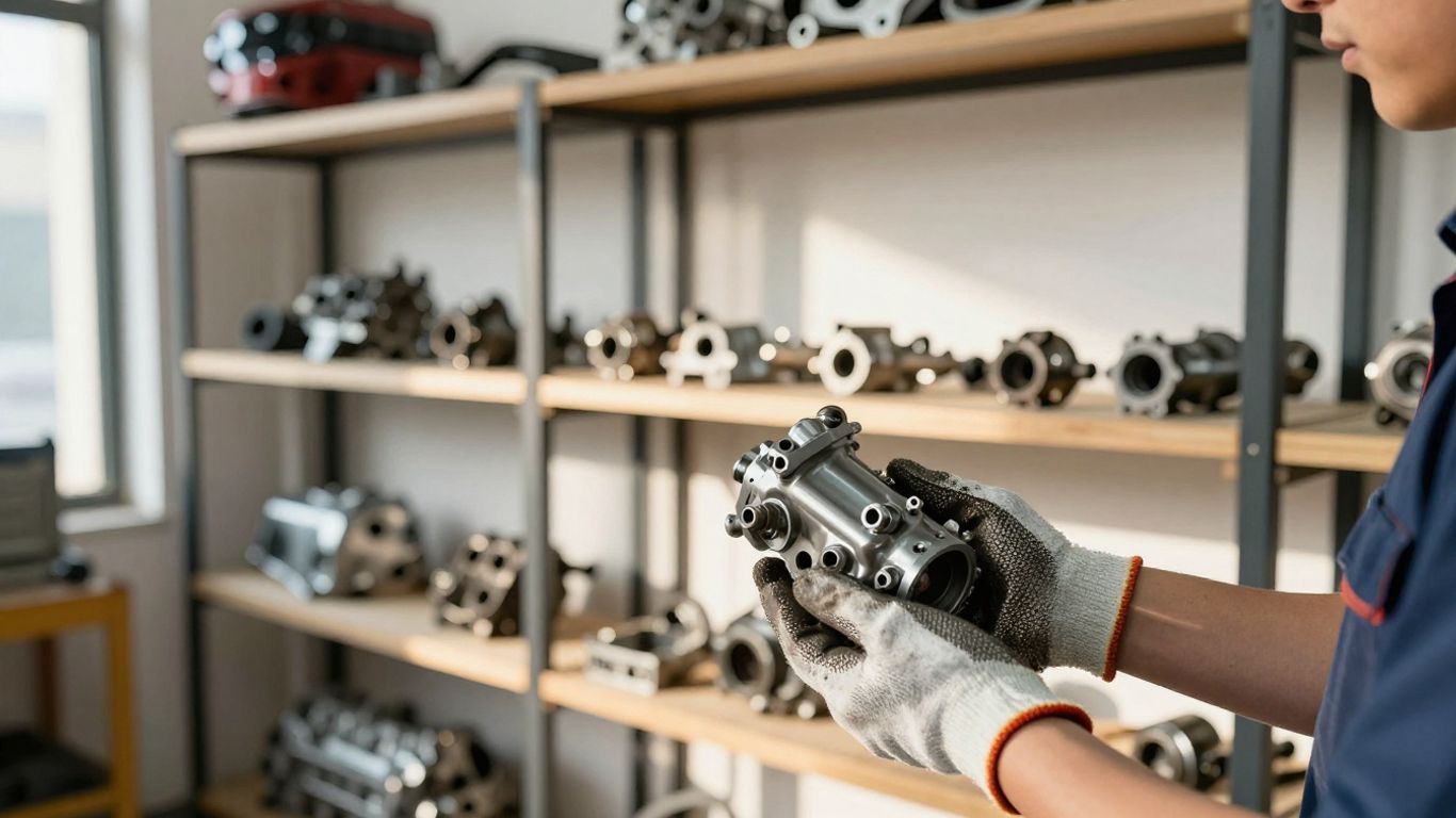 Used Haval car parts in a Sydney workshop.